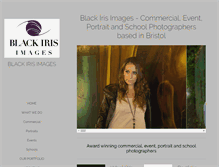 Tablet Screenshot of blackiris-images.com